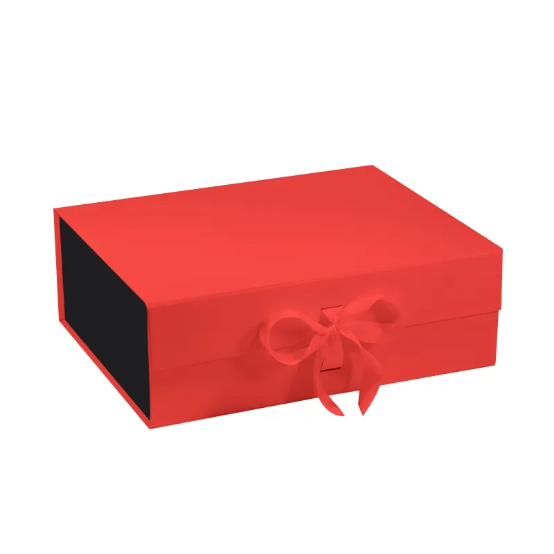صندوق قابل للطي مغناطيسي مطبوع بسعر معقول مع إطار معدني وهو صندوق صديق للبيئة ويُصمم حسب الطلب