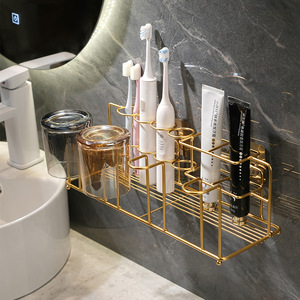 <b>Light</b> Luxury Fashion Cup Holder Home Bathroom <b>Vanity</b> Rack - Product Image 3