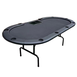 Professional Luxury Texas Baccarat Clay Iron ABS Brass Frame Customizable Casino <strong>Poker</strong> <strong>Table</strong> and Mahjong <strong>Table</strong> - Product Image 4