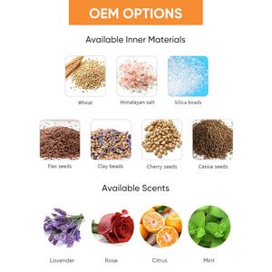 Coussin chauffant chaud au micro-ondes pour la thérapie humide enveloppement chauffant remplissage de graines de lin sac de haricots chaud froid compresse soulagement de la douleur au dos - Product Image 5