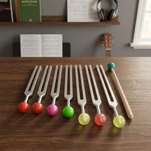 Diapasones de Solfeggio Sagrados Radical 6 con Bolsa de Bolas de Colores y Activador. - Product Image 1