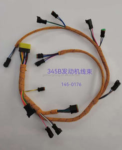 ชุดสายไฟเครื่องยนต์ 145-0176 1450176 สำหรับรถขุด CAT 345B 345BL รุ่น 3176C เครื่องยนต์ C13 สายไฟ 346-2886 - Product Image 1