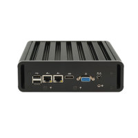 Mini PC Sin Ventilador, Microcomputadora I3 I5 I7 IPC107, Formato Pequeño, PC Industrial, 2 LAN, 2 Puertos COM Seriales, 1 Puerto LPT Paralelo
