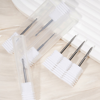 Aiguille manucure progrès peau morte poussoir tungstène un corps carbure foret à ongles