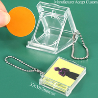 Llavero SUNSHING personalizado de Kpop con NFC, mini CD, DVD, disco de vinilo, estuche transparente, álbum de CD, dije, etiqueta NFC para álbum de música, llavero