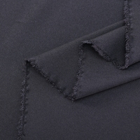 Tela de Sarga Elástica en 4 Direcciones, Impermeable, Lisa, de 210 g/m², 150D, 92% Poliéster, 8% Elastano, para Pantalones de Uniforme, OEM ODM