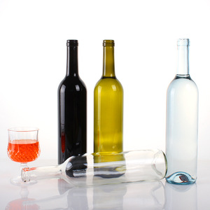 Bouteille en verre vide de 750 ml de qualité supérieure pour le vin, contenants en verre sans plomb de haute qualité, bouteilles ambrées, vert émeraude, <span class=keywords><strong>bordeaux</strong></span>, bourgogne - Product Image 3
