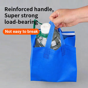 Sac de livraison isotherme pliable en aluminium, imperméable et écologique pour la vente <span class=keywords><strong>à</strong></span> emporter de pizzas et d'épicerie - Product Image 4