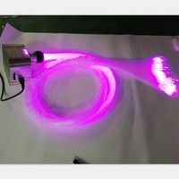 Cable de Fibra Óptica PMMA de Marca China para Iluminación de Techo con Efecto Cielo Estrellado, con Fuente de Luz LED, Grosor de 0.75MM y 1.0MM
