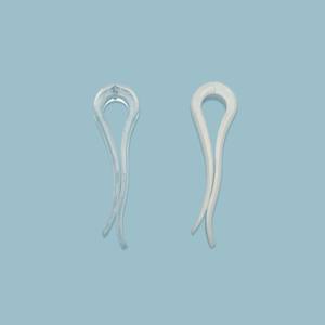 Clips de Plástico Reciclado Ecológicos de Alta Calidad en Forma de R para Camisas/Colgantes, 2000 Piezas/Bolsa, para Accesorios de Ropa - Product Image 3