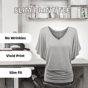 New Design Women's Streetwear Neck T-Shirt Slim Knit Long Sleeve Eco-Friendly Pattern Print Plain Dyed Anti-Pilling Polyester - Product Image 2