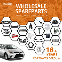 Calandre avant supérieure noire brillante de style nouveau pour Toyota Corolla 2017-2018, calandre de radiateur en ABS, remplacement OE 53111-02B00