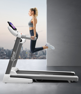 YPOO alta calidad CE máquina de correr eléctrica plegable para la vida en el hogar Fitness deportes cinta de correr 100KG con aplicación YPOOfit - Product Image 2