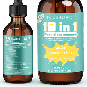 Gotas de Apoyo Digestivo <span class=keywords><strong>19</strong></span> en 1 de Marca Privada con Extractos Herbales, Enzimas de Fibra, Suplemento Líquido para la Salud Intestinal - Product Image 6
