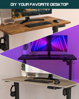 ND-01 bureau de jeu Esports réglable en hauteur en métal Design silencieux extensible sur mesure pour une productivité accrue