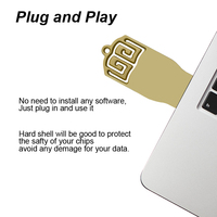 USB Flash Drive jempol, Flash Drive logam 128MB 256MB 512MB 1 GB kunci Usb stik memori 32GB 64GB