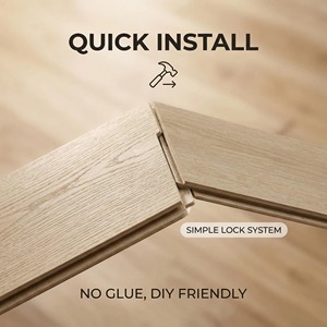 <span class=keywords><strong>Suelo</strong></span> <span class=keywords><strong>Laminado</strong></span> con Aspecto de Madera y Vetas Naturales, Tablas con Sistema de Clic para Sala de Estar y Dormitorio - Product Image 3