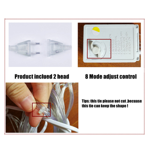 Giáng Sinh Fairy Holiday <span class=keywords><strong>Heart</strong></span> Shape Trang Trí Nội Thất Led Chuỗi Rèm Ánh Sáng - Product Image 5