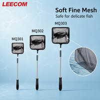 LEECOM Épuisette à mailles fines pour aquariums et accessoires – Vente directe usine – Épuisette de sécurité pour la capture de poissons, le nettoyage des crevettes et des débris de réservoir