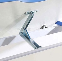 Support de charnière pliable en métal moderne à 13 vitesses réglables pour mécanisme de table relevable, pieds de meubles de cuisine et de salon
