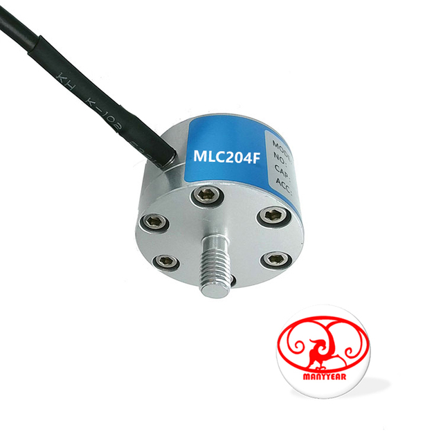 MLC204F Robot Round Miniature Compression and Tension Force Load Cell Sensor 200kg 0.2% Accuracy Screw Mount