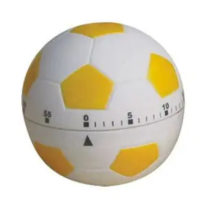 Plastic Soccer Shaped Mechanical Kitchen Sound Timer