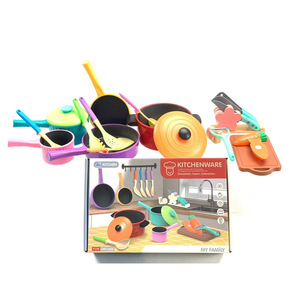 Set <span class=keywords><strong>Giocattolo</strong></span> Cucina per Bambini, Gioco di Simulazione con Pentole e Stoviglie Colorate, Gioco di Ruolo per Bambini 4-6 Anni - Product Image 3