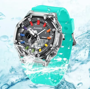 Reloj Auténtico Serie <span class=keywords><strong>G</strong></span> Resistente a Impactos con Materiales de Acero Inoxidable y Acrílico - Modelos <span class=keywords><strong>GA</strong></span>-<span class=keywords><strong>2100</strong></span> y GM-<span class=keywords><strong>2100</strong></span> Resistente al Agua 10m - Product Image 2