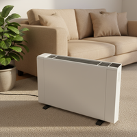 Unité de ventilation à sol compacte et apparente pour le refroidissement des postes de travail dans les bureaux et les centres d'appels (FCU sur pied)