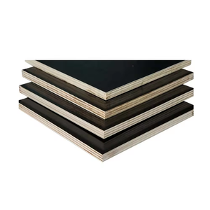 <span class=keywords><strong>Tablero</strong></span> <span class=keywords><strong>fenólico</strong></span> de encofrado de construcción marina de madera contrachapada con película negra de 1220x2440MM 18mm - Product Image 2