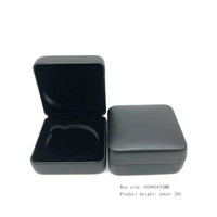 Medalx du fabricant 45MM or pièce commémorative boîte-cadeau boîte en fer en cuir PU pour emballage de badge boîtes à bijoux élégantes