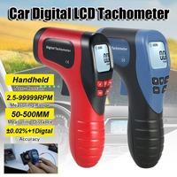 Alat Ukur Kecepatan Digital Genggam Berkualitas Tinggi Tanpa Kontak Laser 2.5-99999 RPM 0.02% Instrumen Pengukuran