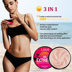 Lotion bronzante sans soleil végétalienne biologique à base de plantes personnalisée pour le bronzage - Product Image 2