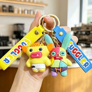 Offre Spéciale – Porte-clés en silicone électroplaqué, motif monstre dentaire 3D mignon, idéal pour les fêtes et cadeaux promotionnels en gros - Product Image 2