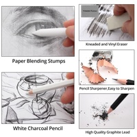 Ensemble de crayons à dessin professionnels 2B HB pour croquis, crayons à dessin, kit de crayons à croquis, logo personnalisé OEM pour fournitures artistiques