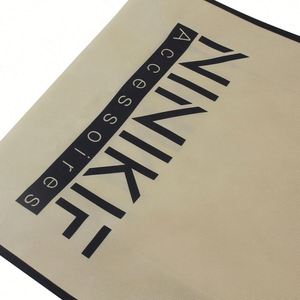 Bolsa de Compras Personalizada para Comercio Minorista, Bolsa de Supermercado Amarilla Lisa con Impresión, Bolsa Reutilizable de Tela No Tejida - Product Image 4