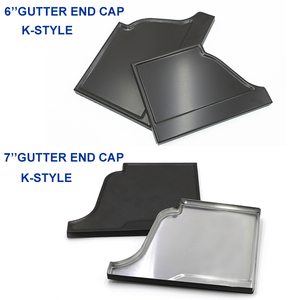 Embouts de <span class=keywords><strong>gouttière</strong></span> en aluminium de style K de taille personnalisée - Product Image 2