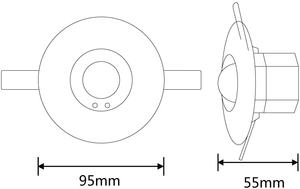 <span class=keywords><strong>Sensor</strong></span> Radar Microwave tersembunyi langit-langit 5.8GHz 1200W, sensitivitas tinggi - Product Image 6