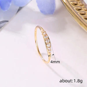 Anello dal Design Semplice per Dito Mignolo da Donna - Product Image 6