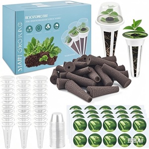 Kit de sistema de cultivo de vainas de semillas de interior hidropónico para <span class=keywords><strong>Aerogarden</strong></span> y otras marcas, 67 unidades - Product Image 5