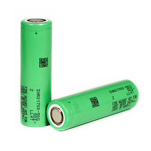 Baterai Lithium Ion <span class=keywords><strong>3</strong></span>.7 mAh atas datar INR21700 50G 21700 V 5000 asli untuk bor tangan listrik - Product Image 1