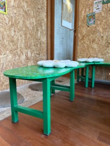 Reliable Recycled <b>Plastic</b> Frame Modern Craftsman Water Resistant 2-Seater Outdoor School <b>Bench</b> for Eco Friendly Patio - Product Image 4