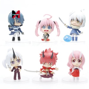 6 pièces/ensemble cette fois je me suis réincarné comme un <span class=keywords><strong>Slime</strong></span> Pvc ornement Anime figurines d'action - Product Image 1