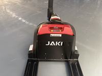 Chariot élévateur électrique JAKI en acier inoxydable, capacité de charge 1T-2T, batterie au lithium, transmission intégrale - économique et durable pour une utilisation en entrepôt