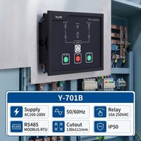 Boîtier de distribution OEM YUYE de haute qualité, type Y-701B, avec panneau ATS à branchement direct et contrôleur de commutation automatique