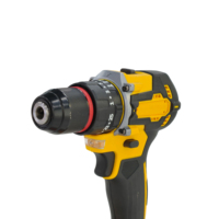 Ensemble perceuse-visseuse sans fil sans balais, 2 batteries, chargeur, mandrin auto-serrant, mallette de transport robuste pour travaux de fixation de étagères flottantes, prix de gros