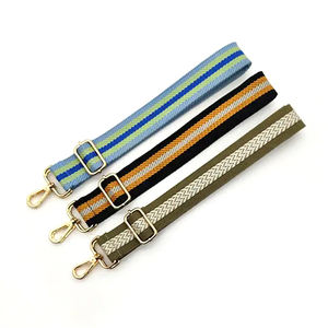 Meetee กระเป๋าสายรัดทอสีสันสดใสปรับได้,อุปกรณ์เสริมสายคล้องไหล่ยาวแบบถอดเปลี่ยนได้ปี B-J2037 - Product Image 1