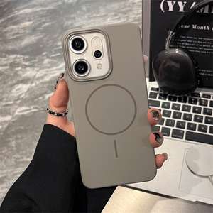 Coque de téléphone magnétique mate adaptée à l'OPPO RENO14PRO, coque de protection intégrale en PC de couleur unie simple pour Find X8S - Product Image 5