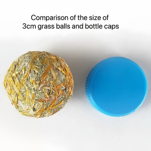 Pet Răng Mài Bóng Cỏ Tự Nhiên Đồ Chơi Cho Thỏ Guinea Pig Cỏ Linh Lăng Tự Nhiên Bóng Mol Pet Đồ Ăn Nhẹ - Product Image 4