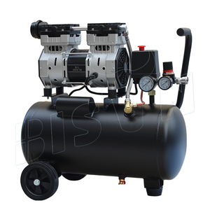 Máy nén khí không dầu BISON 0.75kw 24 lít 750w 1hp siêu yên tĩnh dùng cho súng bắn bu lông - Product Image 3